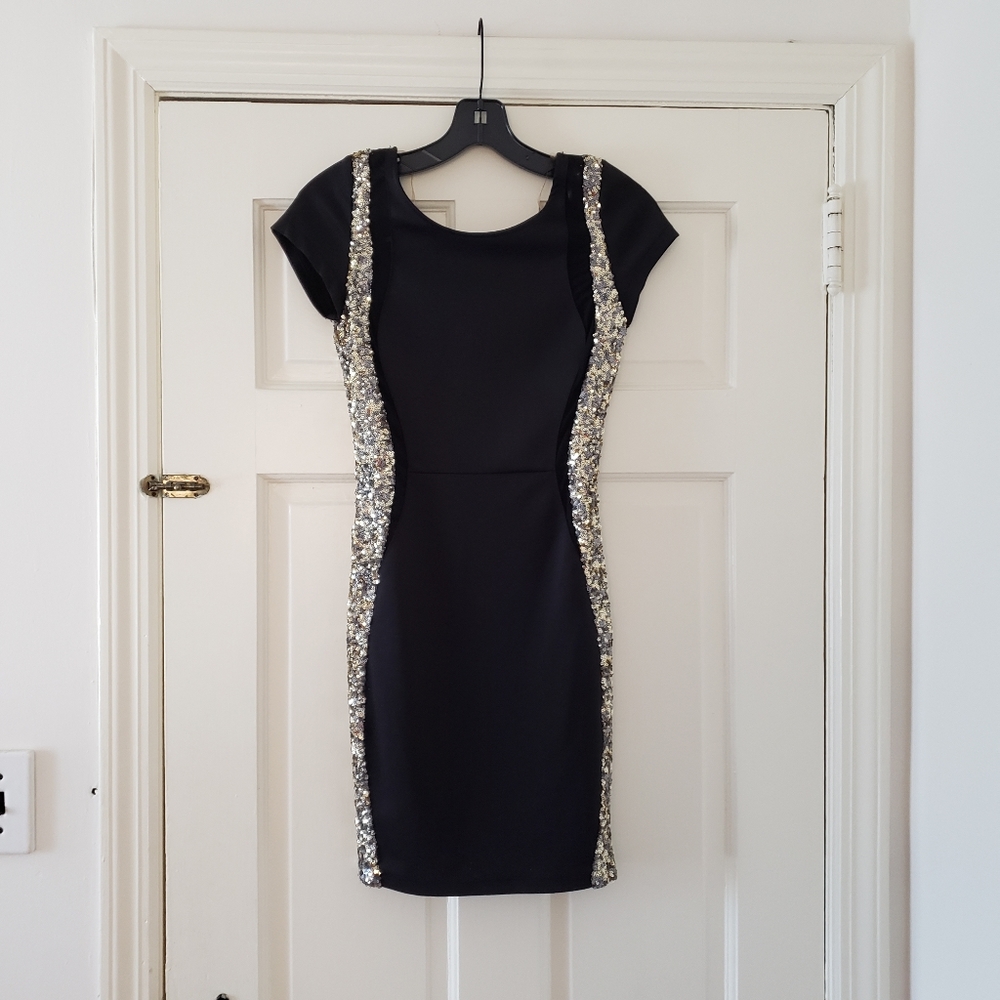 Mustard Seed Sequin Bodycon Dress